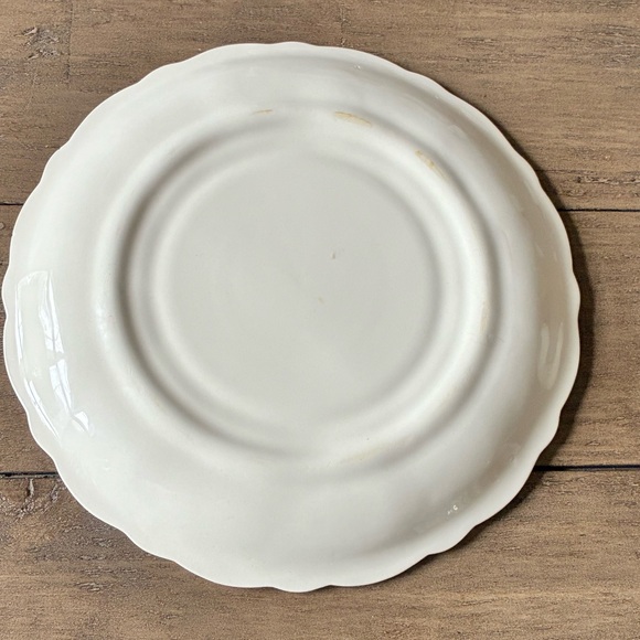 Prettiest Little Vintage Vtg Floral Deviled Egg Plate Platter Ceramic - Picture 4 of 6